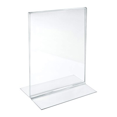 Azar Document Holder, Desktop/Countertop, Bottom Loading Plastic, 3/Pack (152430-3PK)