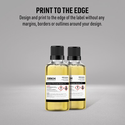 Avery Inkjet UltraDuty GHS Labels, 1" x 1", White, 1200 Labels/Pack (97197)