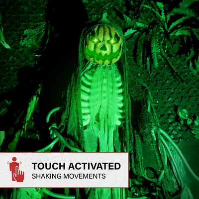 Haunted Hill Farm Lifesize Animatronic Pumpkin Man (HHPUMP-8FLSA)