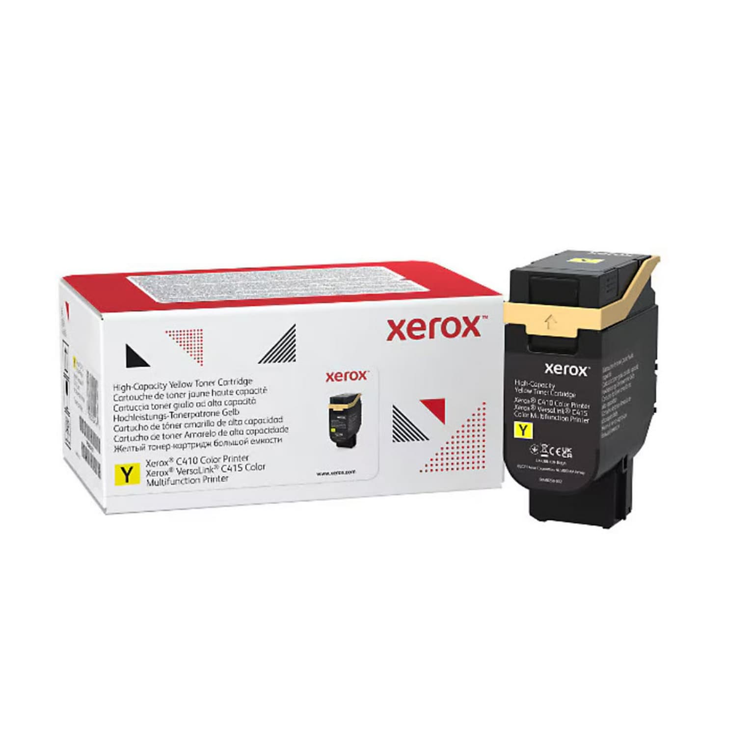 Xerox Yellow High Capacity Toner Cartridge For The Xerox C410/C415