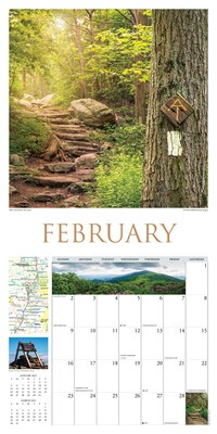 2025 Willow Creek Appalachian Trail 12" x 12" Monthly Wall Calendar (41406)