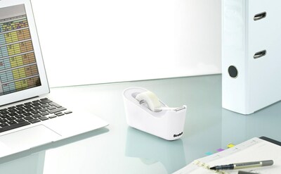 Scotch C18 Desktop Dispenser, 1" Core, White (C18-MX)