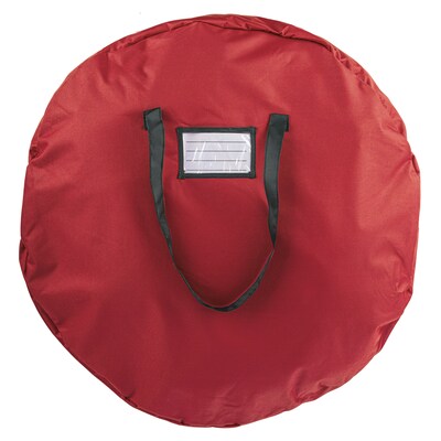 Tiny Tim Totes 30" Wreath Storage Bag, Red (83-DT5533)