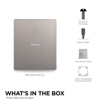 ViewSonic Computing Engine mini-PC for Microsoft Teams Rooms (MPC310-W31-TU)