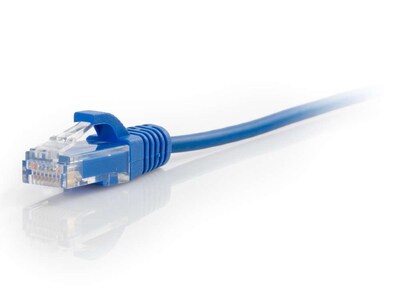 C2G Cables to Go 10 CAT-6 UTP Ethernet Patch Cable, 28 AWG, Blue (01083)