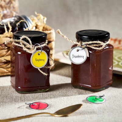 Avery Split Ring Key Tags, Assorted Colors, 50/Pack (11026)