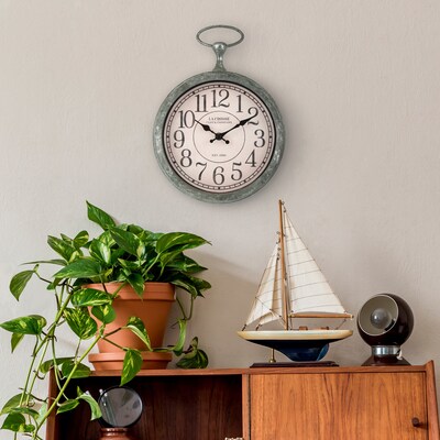 La Crosse Technology Quartz Wall Clock, 12.5" x 9" x 2.1" (404-3828)
