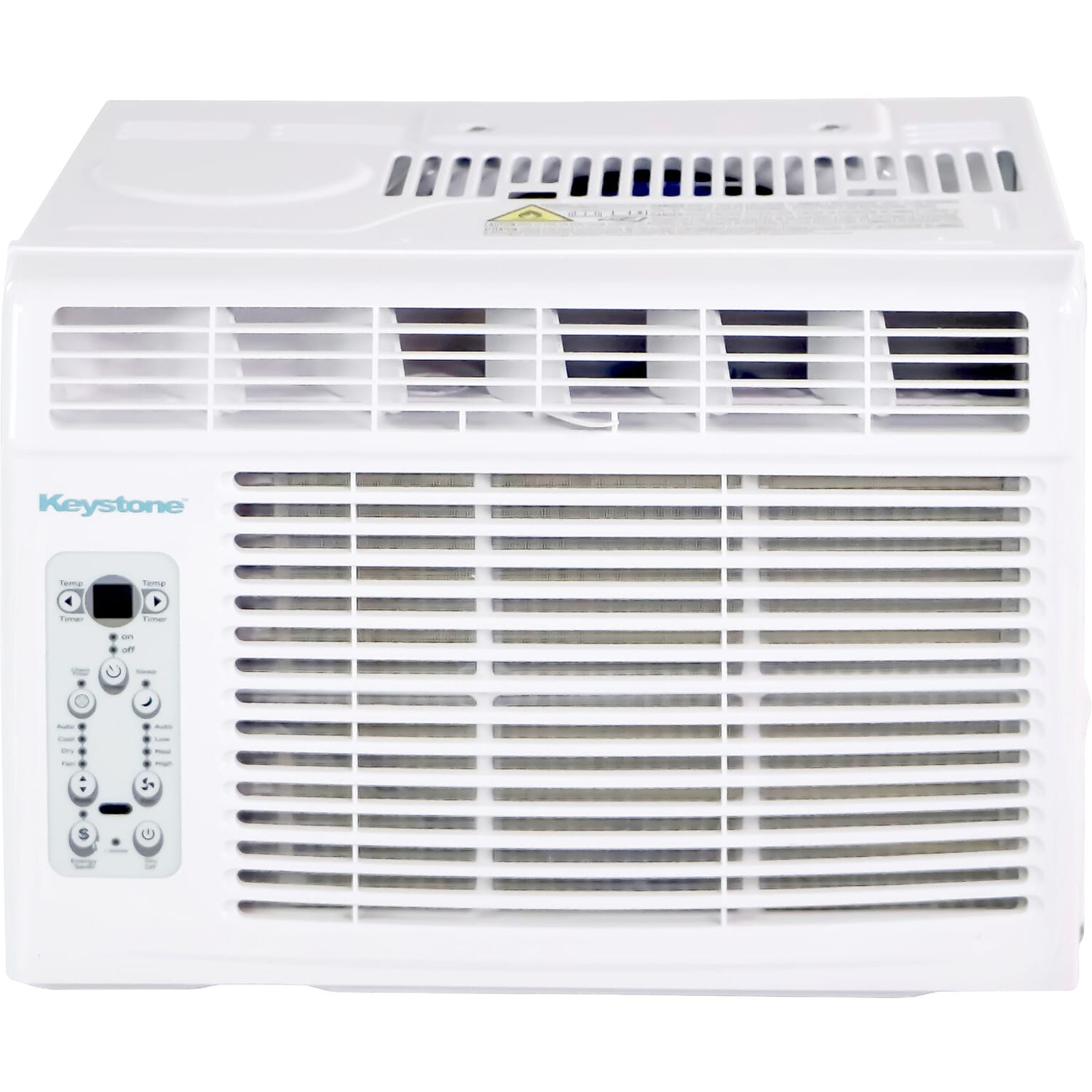 Keystone 6,000 BTU Window-Mounted Air Conditioner with Follow Me LCD Remote Control,White (KSTAW06CE)