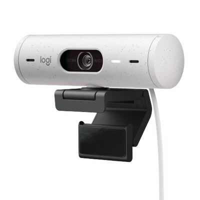 Logitech Brio 500 HD Webcam, 4 Megapixels, Off-White (960-001427)