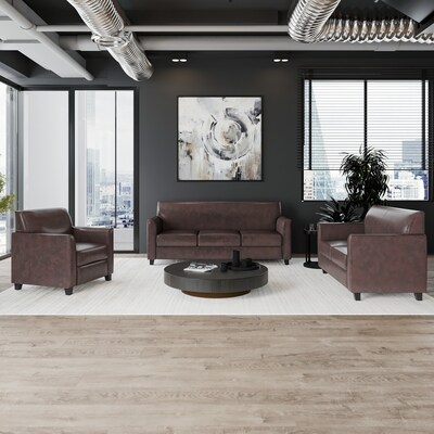 Flash Furniture HERCULES Diplomat LeatherSoft Reception Set (BT827SETBN)