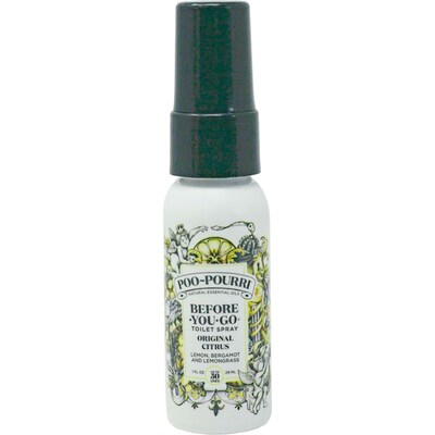 Poo-Pouri Original Citrus Scent Spritzer, 1 oz Bottle, 9 Bottles/Traypack, 8 Traypacks/Carton