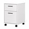 Bush Furniture Key West 2-Drawer Vertical File Cabinet, Letter, Pure White Oak, 15.75 (KWF116WT-03)