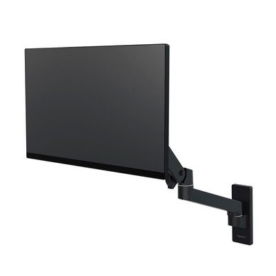 Ergotron LX Pro Adjustable Single Monitor Arm Wall Mount, Up to 34, Black (45-683-292)