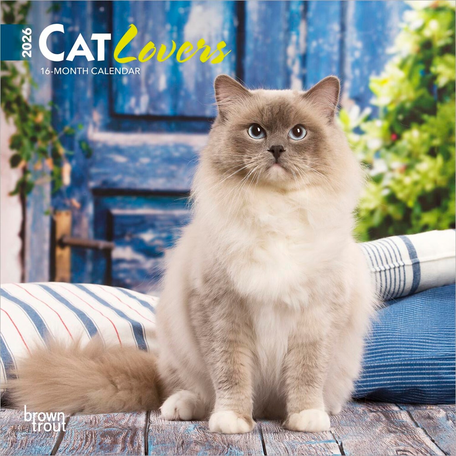 2026 BrownTrout Cat Lovers 7 x 7 Monthly Wall Calendar (9798330702770)