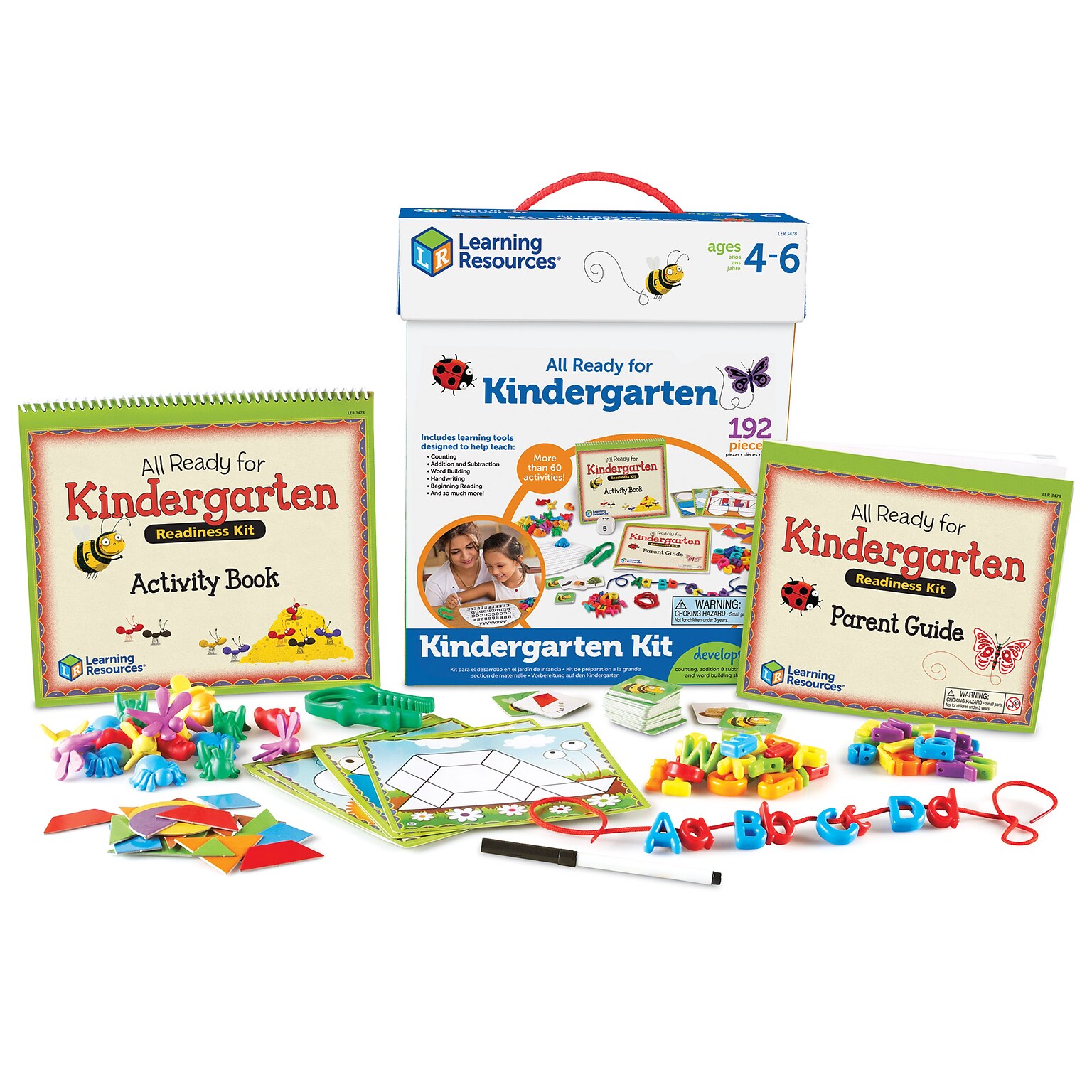 Learning Resources All Ready For Kindergarten Readiness Kit (LER3478)
