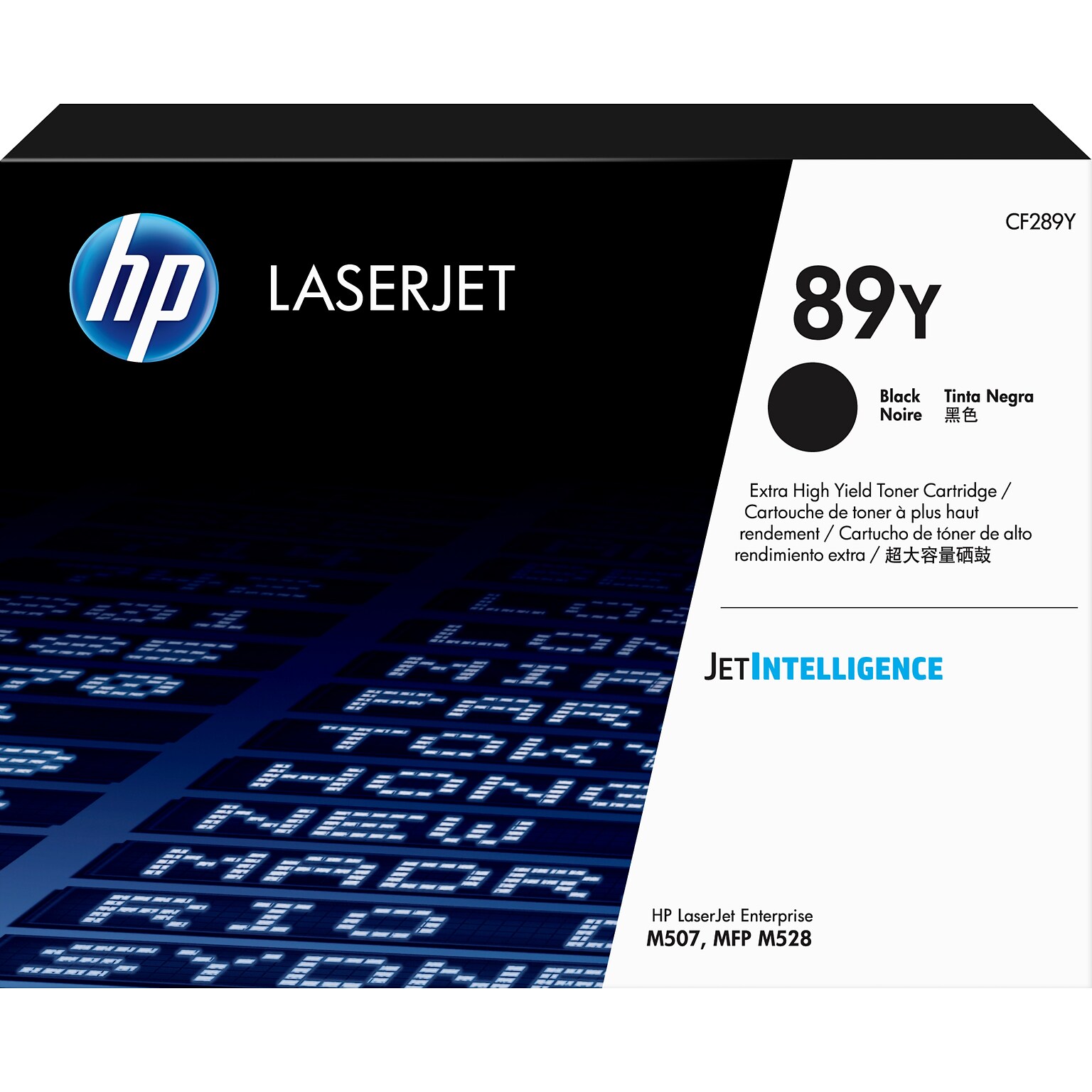 HP 89Y Black Extra High Yield Toner Cartridge, Prints Up to 20,000 Pages (CF289Y)