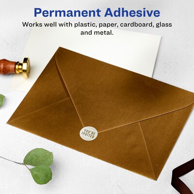 Avery Laser/Inkjet Round Multipurpose Labels, 2" Dia., 120 Labels/Pack  (94501)