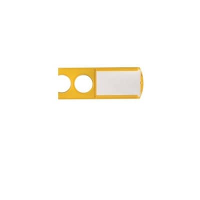 Nahanco Stockroom Rail Dividers, Yellow, 25/Pack (BRDSY)