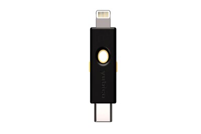 Yubico YubiKey 5Ci FIPS USB-C to Lightning Security Key, Black (992-20012)