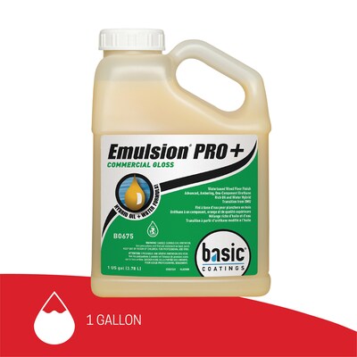 Betco Emulsion Pro+ Floor Finish and Sealer, 1 Gal. Bottle, 4/Carton (BETB06754312)