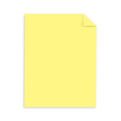 Astrodesigns 67 lb. Cover Paper, 8.5 x 11, Yellow, 250/Pack (81338 / 82338)