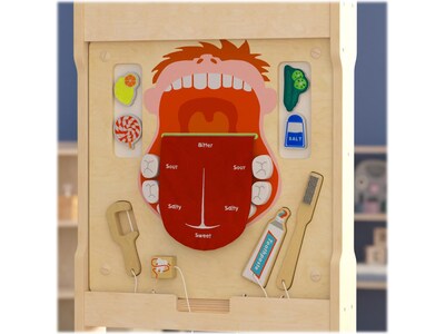 Flash Furniture Bright Beginnings Dental Hygiene STEAM Wall Activity Board (MK-ME10346-GG)