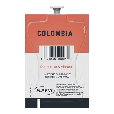 Alterra Colombia Coffee Flavia Freshpacks, Medium Roast, 100/Carton (MDRA180)