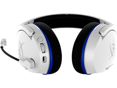 HyperX Cloud Stinger Core Wireless Noise Canceling Stereo Gaming Over-the-Ear Headset, White (4P5J1AA)
