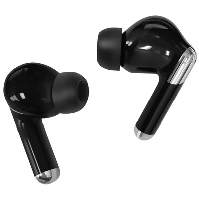 STUDIO PRO by FISHER Active Pro Wireless Noise Canceling Earbuds, Bluetooth, Black/Red (STW290A)