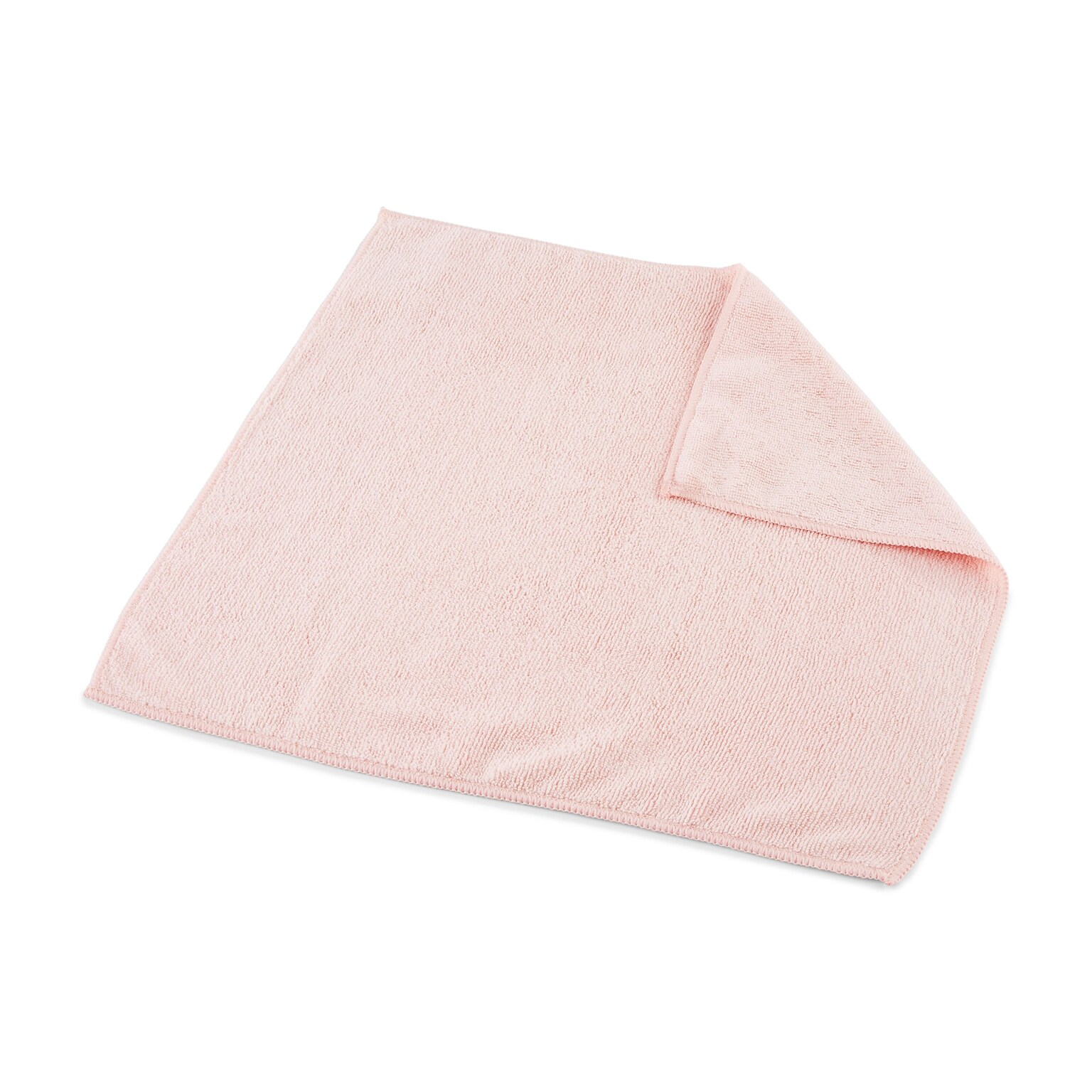 Coastwide Professional™ Microfiber Wipers, 16 x 16, Pink, 12/Pack (CW57317)