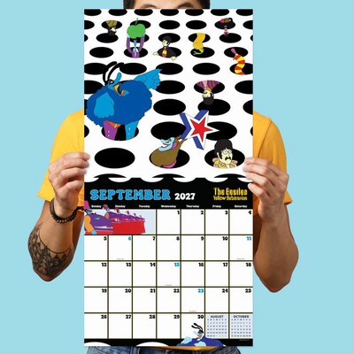 2027 TF Publishing The Beatles: Yellow Submarine 12" x 12" Monthly Wall Calendar, Multicolored (27-1113)