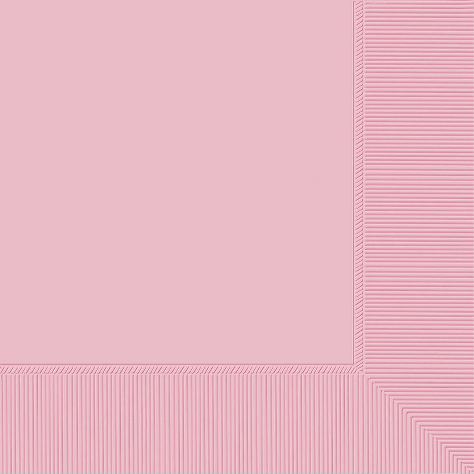 Party City Lunch Napkin, 2-Ply, Rose, 40 Napkins/Pack (AM61211-155)