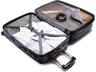 Samsonite Winfield 2 Fashion Polycarbonate 3-Piece Luggage Set, Deep Blue (56847-1277)