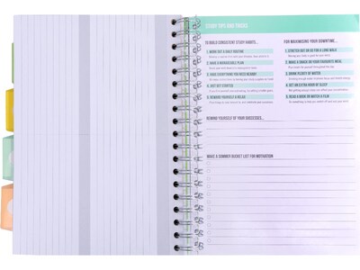 Pukka Pad B5 Study Book Customizable Notebook, 7.09" x 9.6", 120 Sheets, Gray/Silver (9824-STU)