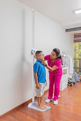 Viva Comfort Stadiometer Portable Height Measuring Rod, White (ADIME907-01-MK)