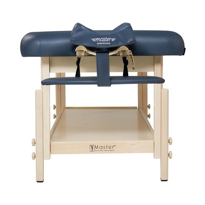 Master Massage Laguna Stationary Massage Table, 31", Navy Blue (46559)
