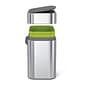 Simplehuman Compost Caddy, Brushed Stainless Steel, 1 Gallon (CW1645)