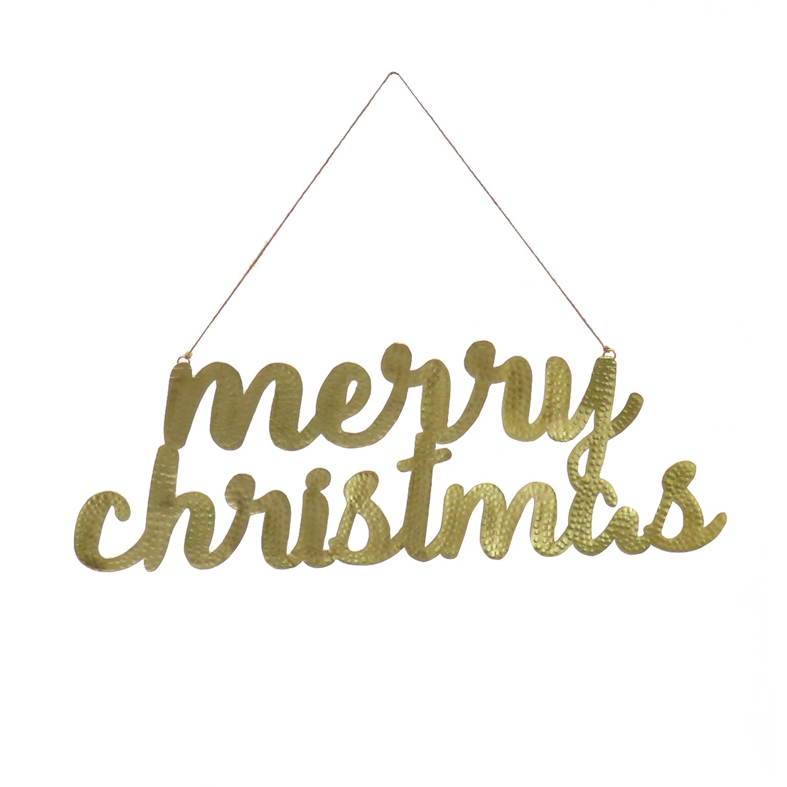 National Tree Company 19” HGTV Home Collection “Merry Christmas” Metal Wall Decoration (HGTSE96-0401911)