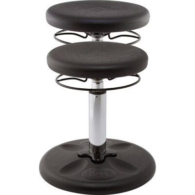 Kore Design Kids Adjustable Standard Wobble Chair 14" to 19", Black (KD-3105)
