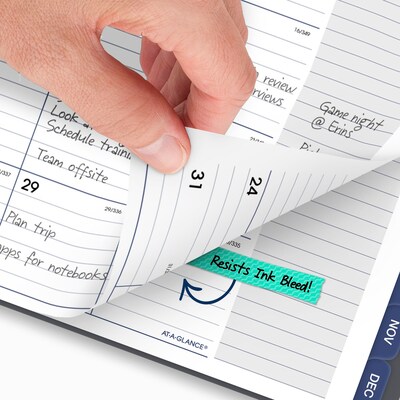 2027 AT-A-GLANCE DayMinder 8.5" x 11" Monthly Planner, Plastic Cover, Gray (GC470-07-27)