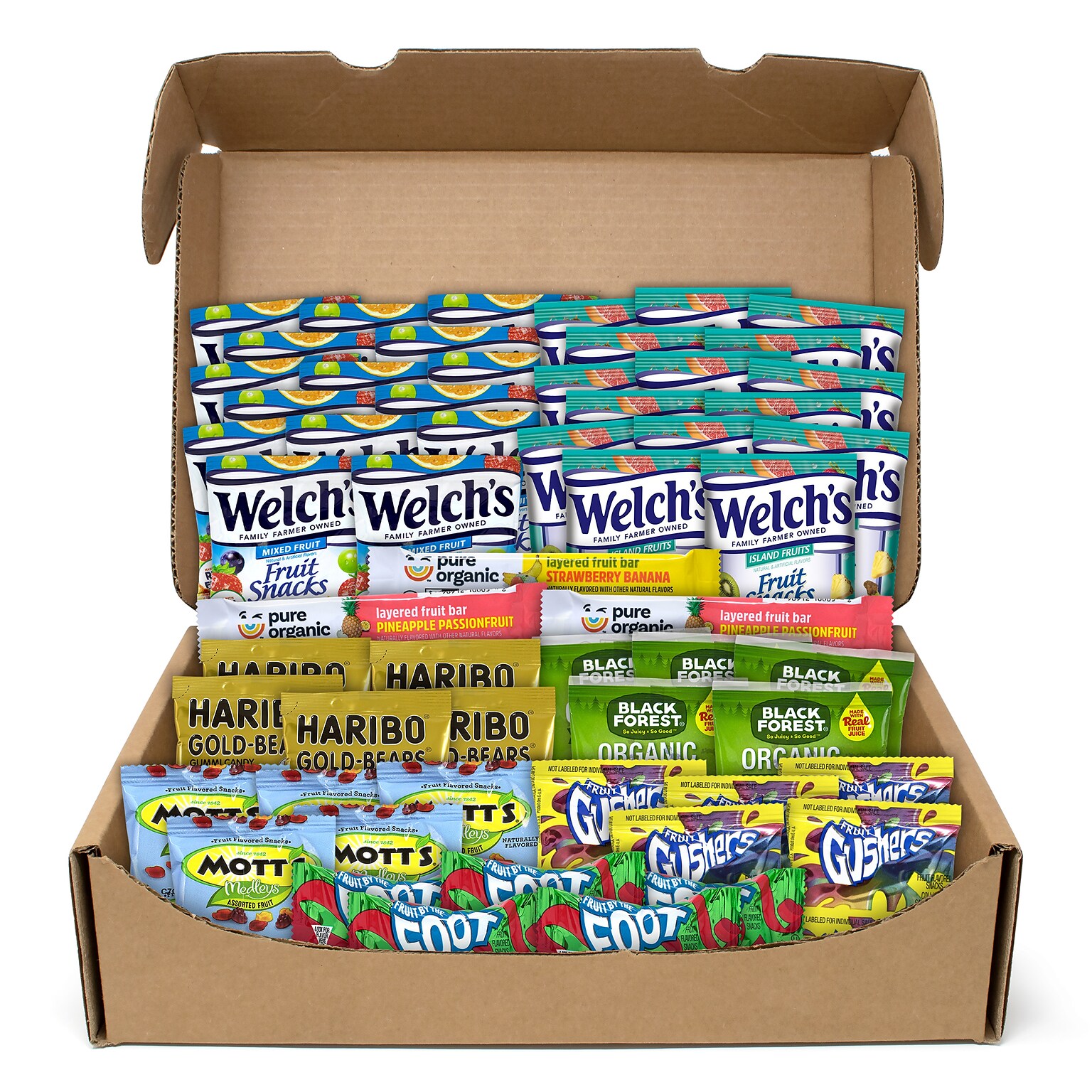 Snack Box Pros Fruit Gummies Variety Pack, 58 Pieces/Box (700-00112)