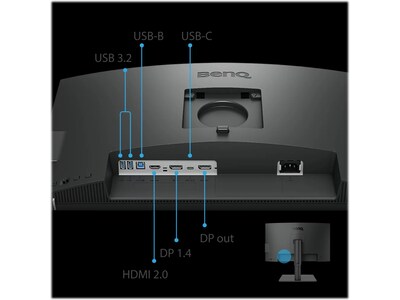 BenQ DesignVue 25" 60 Hz LED Monitor, Black (PD2506Q)