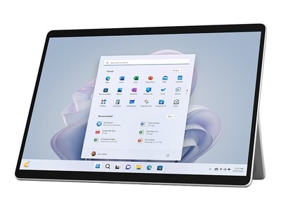 Microsoft Surface Pro 9 13" Tablet, SQ3 Processor, 8GB Memory, WiFi + 5G LTE, 256GB SSD, Windows 11 Home, Platinum (RU8-00001)