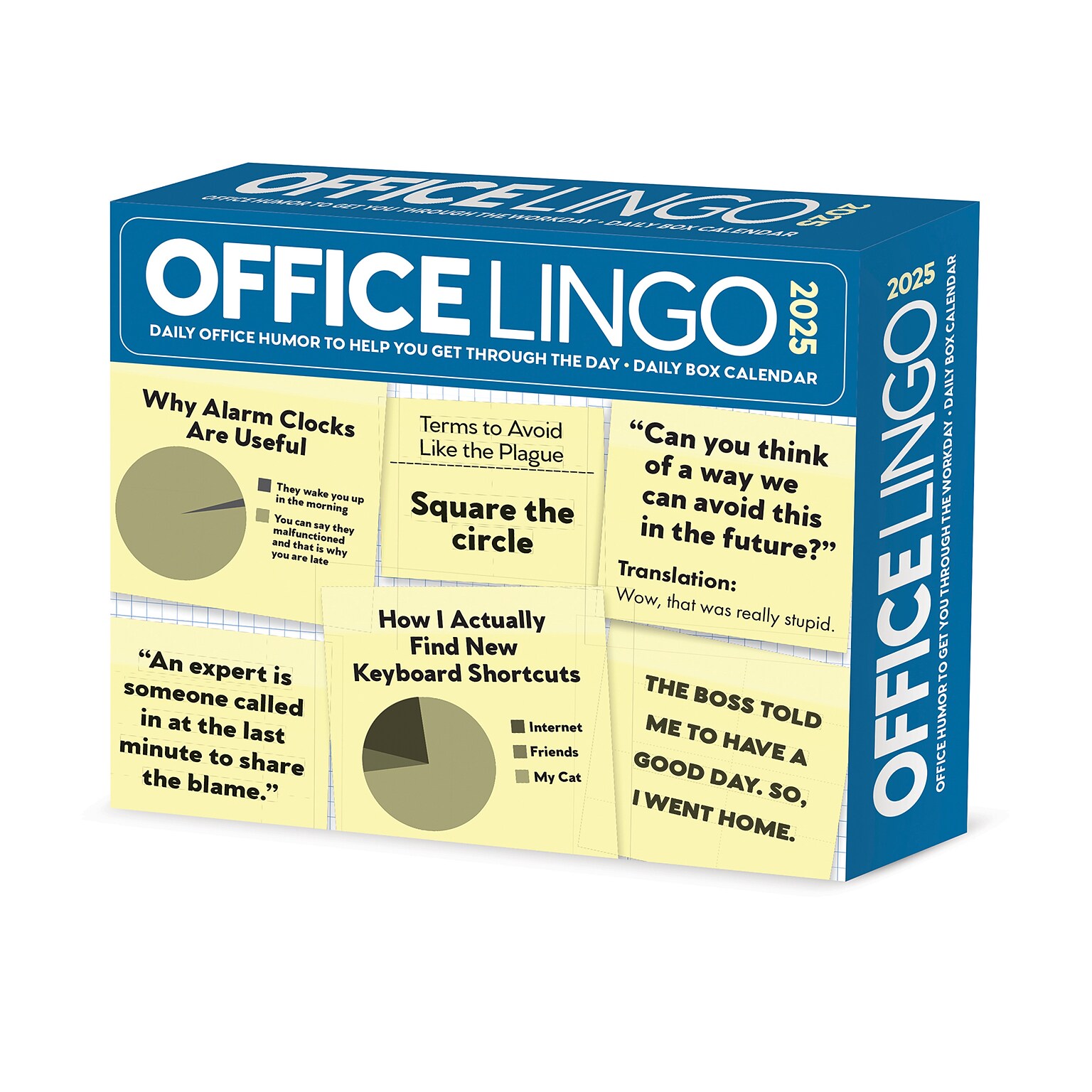 2025 Willow Creek Office Lingo 6.2 x 5.4 Day-to-Day Calendar (40973)