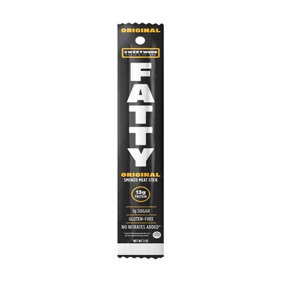FATTY Original Smoked  Beef Meat Stick, 2 oz., 20/Box (GOV46361)