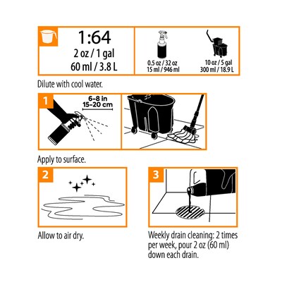 Coastwide Professional™ Odor Eliminator Enzyme Plus Concentrate, 0.95L, 6/Carton