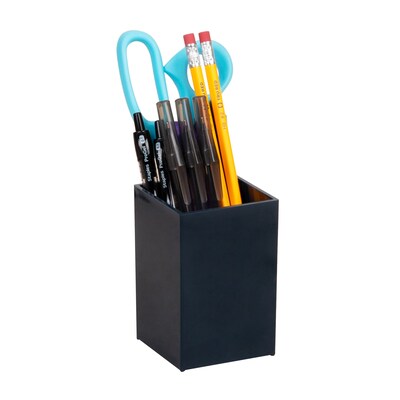 Staples Plastic Pen Cup, Navy Blue (ST63863)
