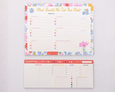 Ban.do Meal Planner and Shopping List Set