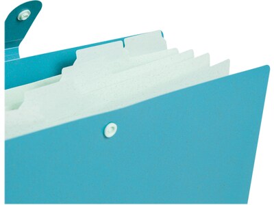 U Brands U-Eco Poly Expandable Folders, 6-Pocket, Letter Size, Assorted Colors, 3/Pack (6592U01-12)