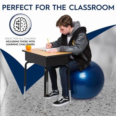 Bouncy Bands Balance Ball, Blue (BBAWBS65BU)
